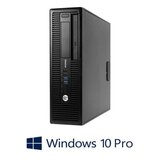 Calculatoare HP EliteDesk 705 G1 SFF, AMD A4-6300B, 8GB, 128GB SSD, Win 10 Pro